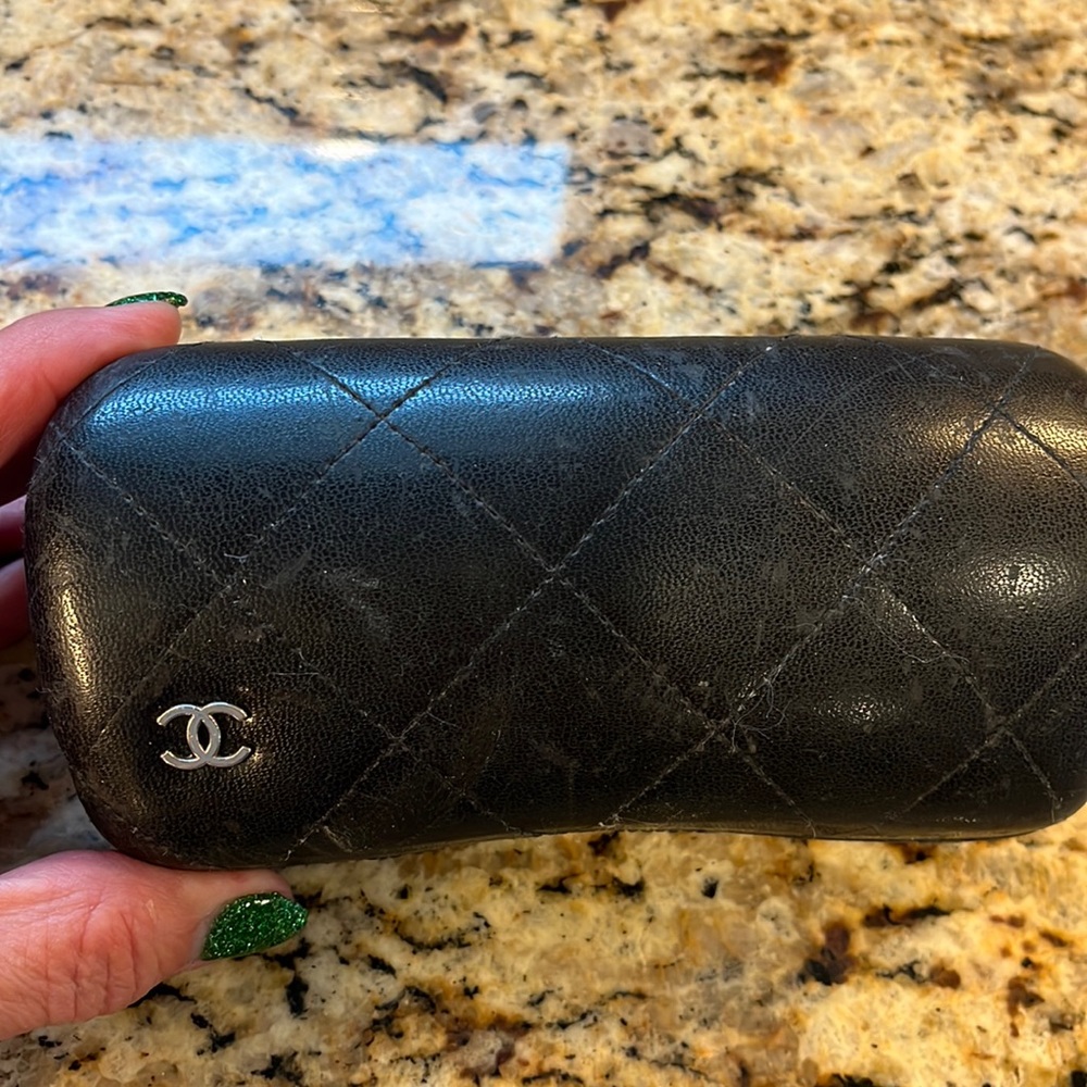 Chanel sunglasses case.